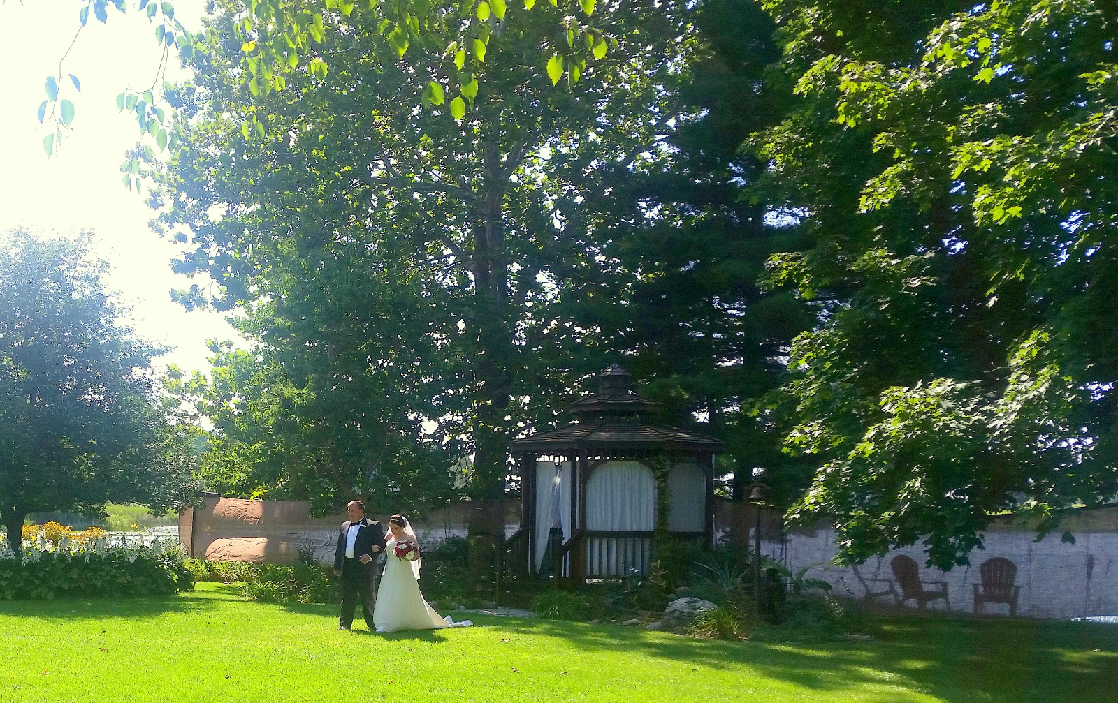 "Here comes the Bride."